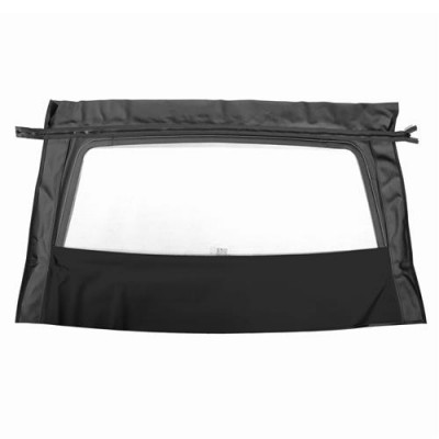 Kee Auto Tops Convertible Rear Glass with Zipper Black 1983-1990 Mustang